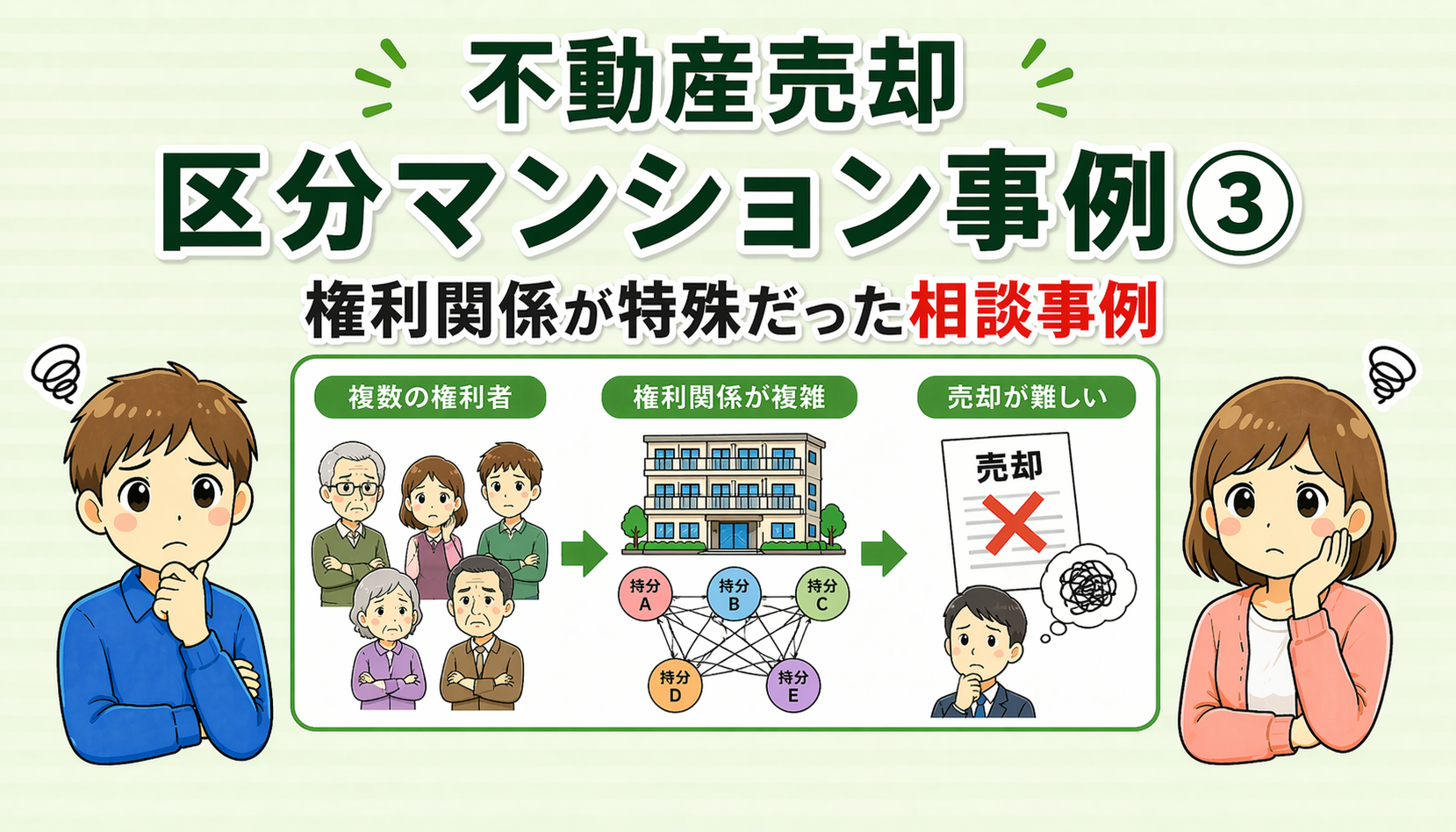 府中市の不動産売却で権利関係が特殊だった区分マンション相談事例