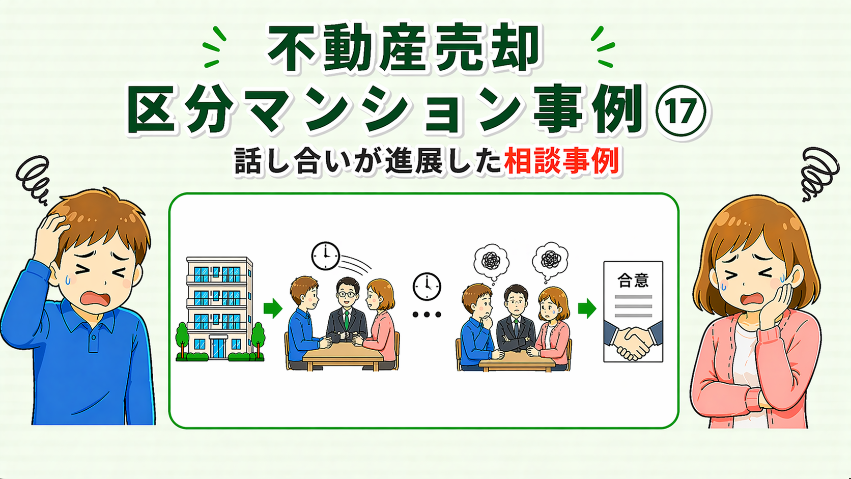 府中市の不動産売却で話し合いが進展した相談事例