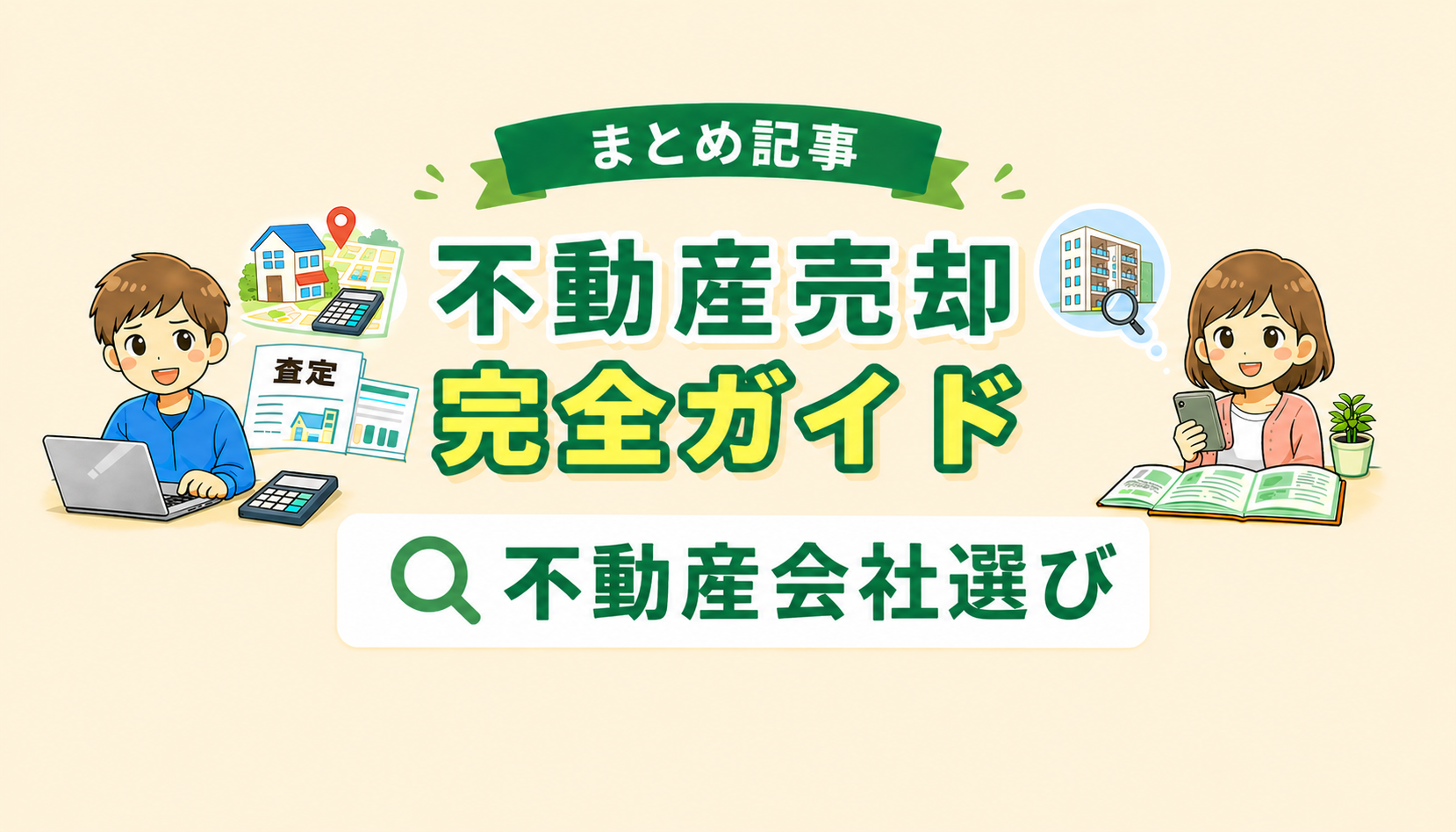 東京都府中市で不動産会社の選び方や大手と地元会社の違いを解説したイメージ